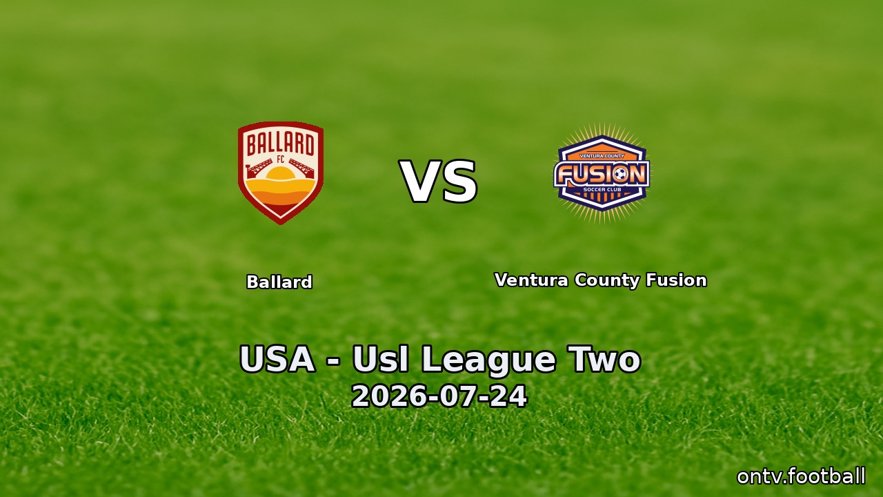Ballard vs Ventura County Fusion