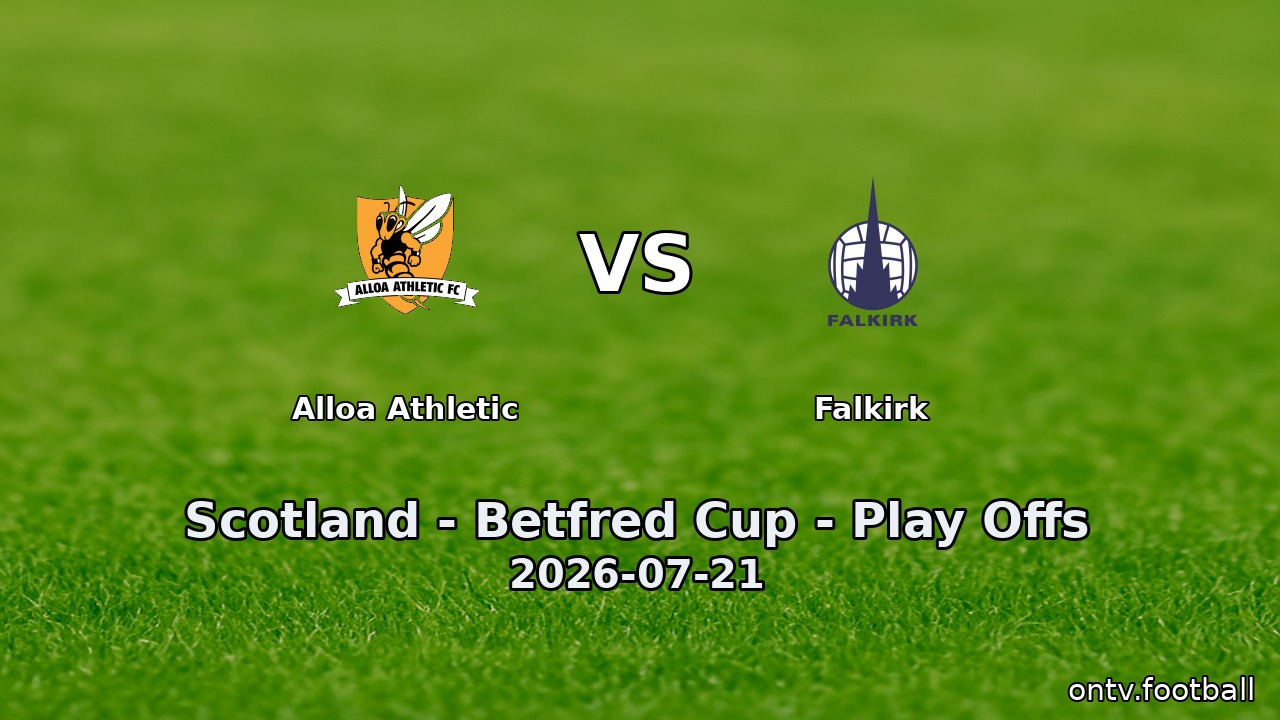 Alloa Athletic vs Falkirk