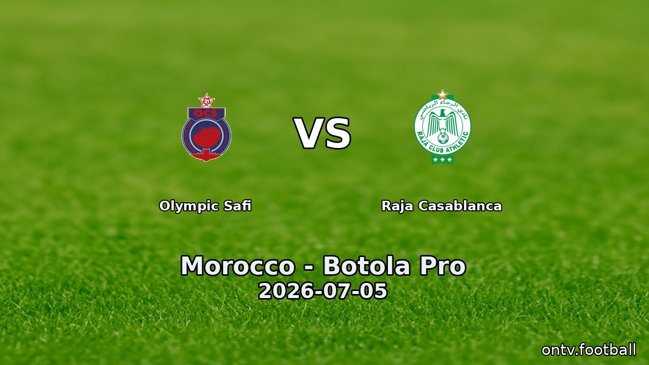 Olympic Safi vs Raja Casablanca