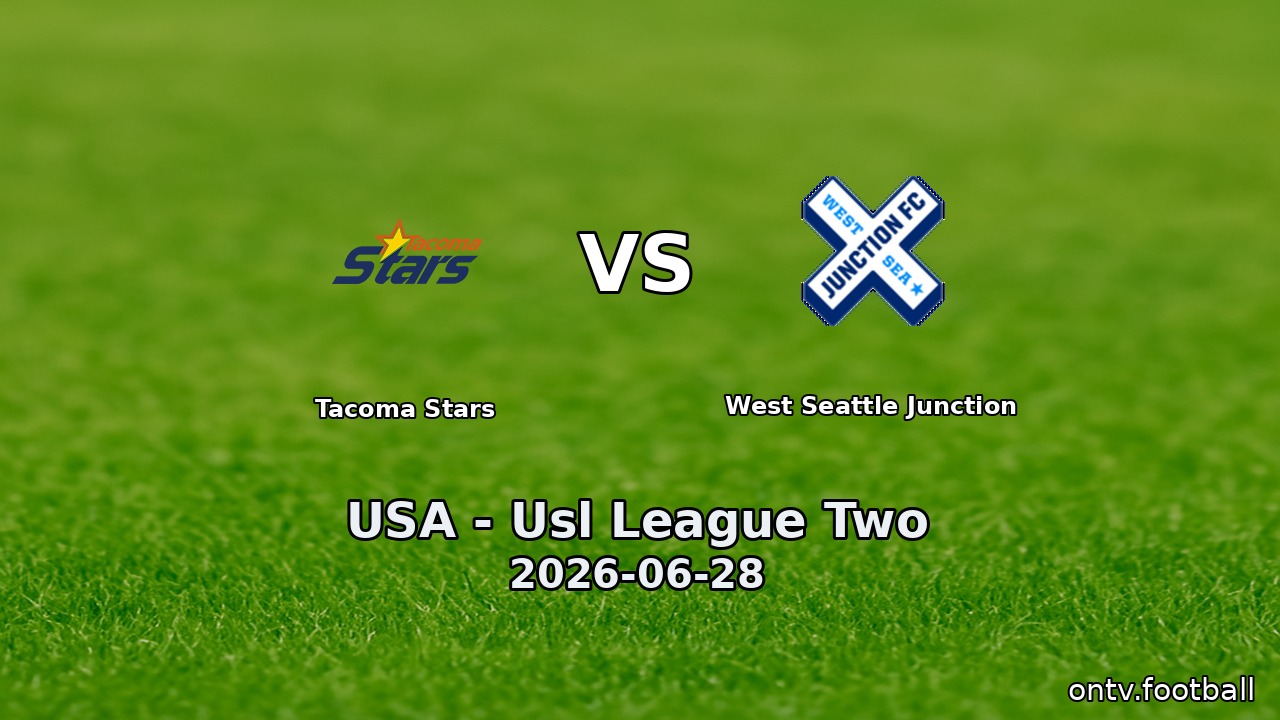 Tacoma Stars vs West Seattle Junction