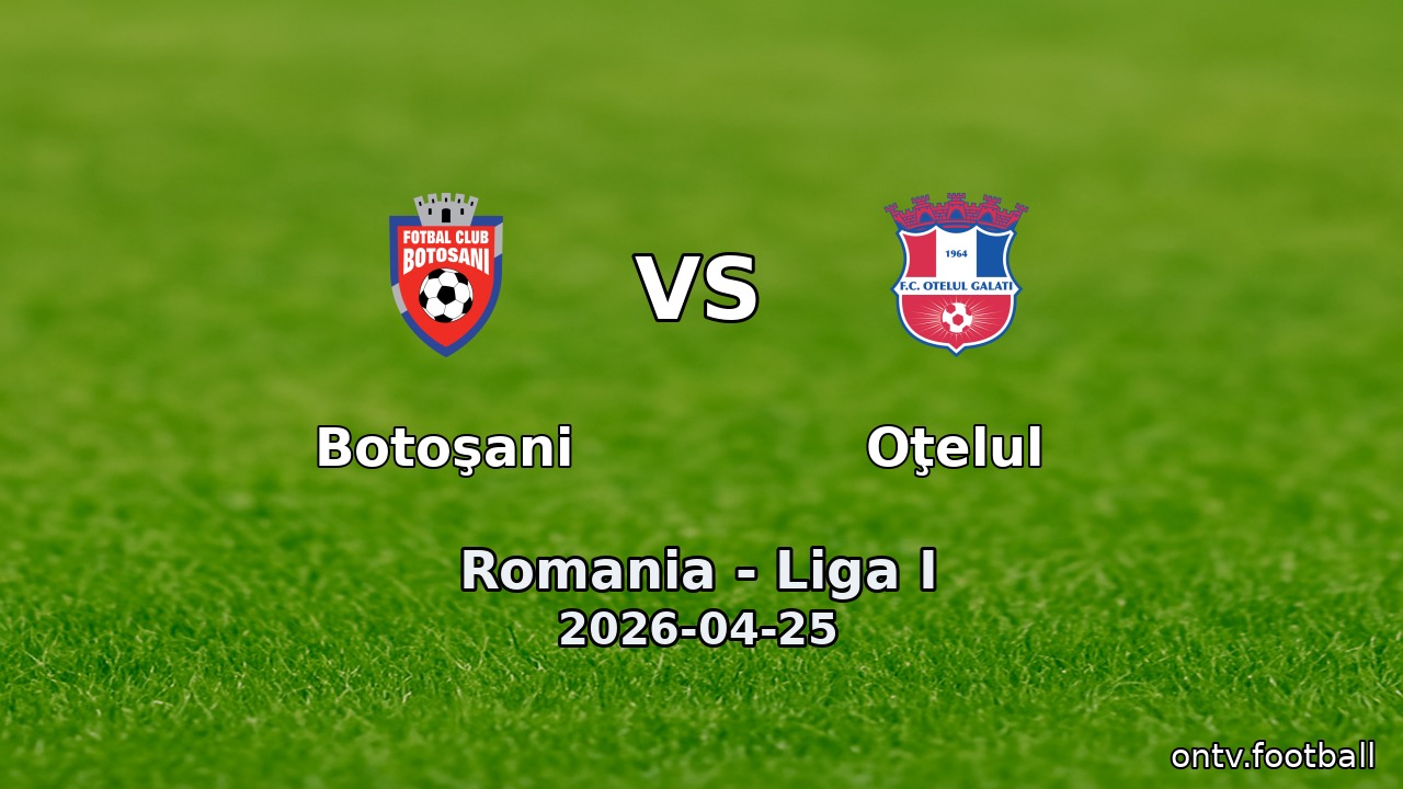 Botoşani vs Oţelul