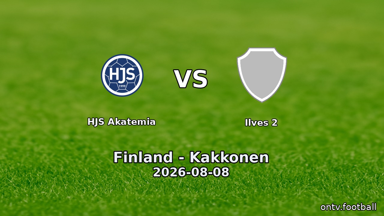 HJS Akatemia vs Ilves 2