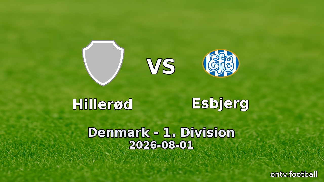 Hillerød vs Esbjerg