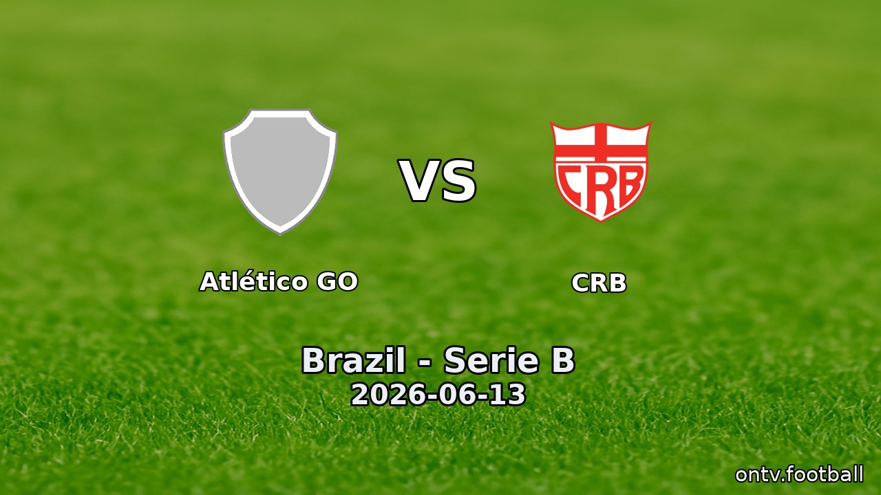 Atlético GO vs CRB