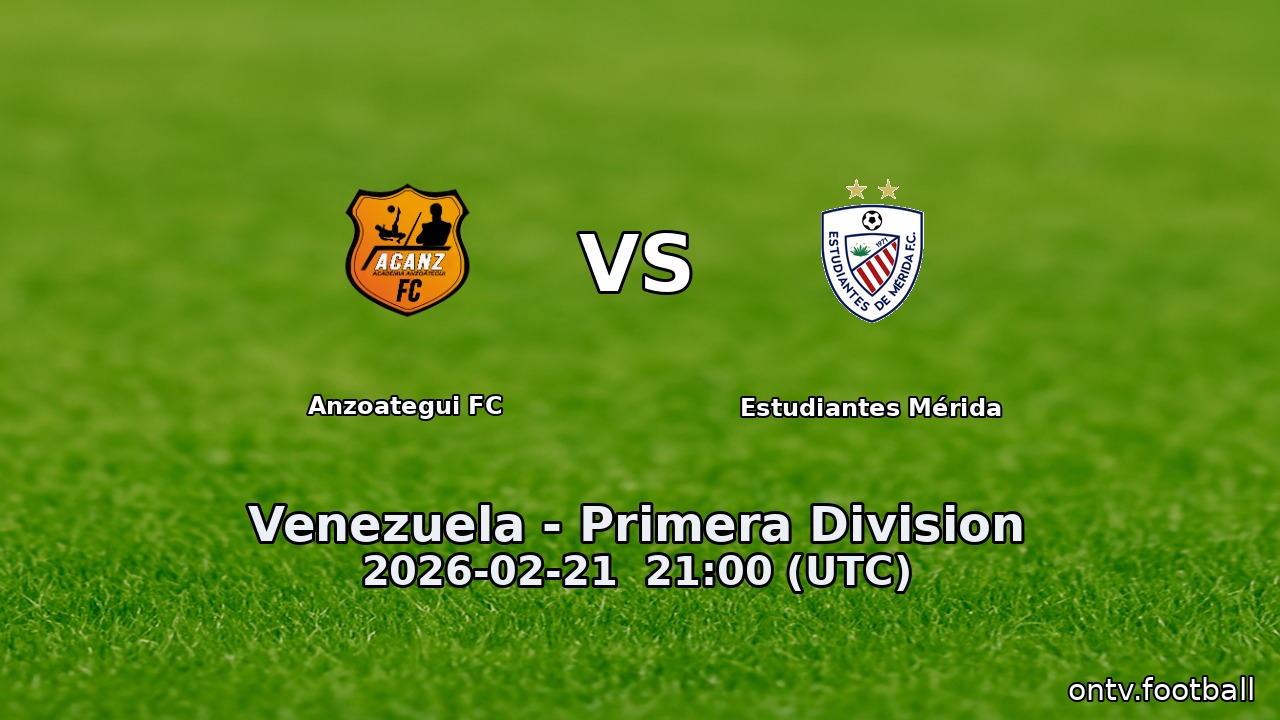 Anzoategui FC vs Estudiantes Mérida