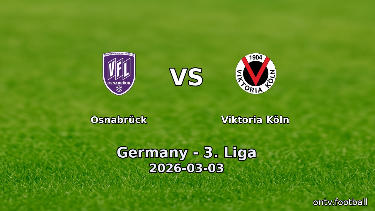 Osnabrück vs Viktoria Köln