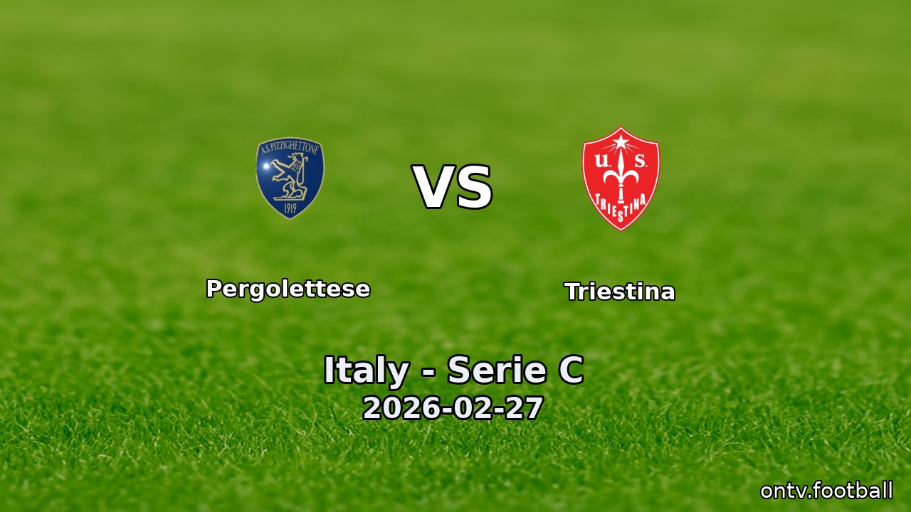 Pergolettese vs Triestina