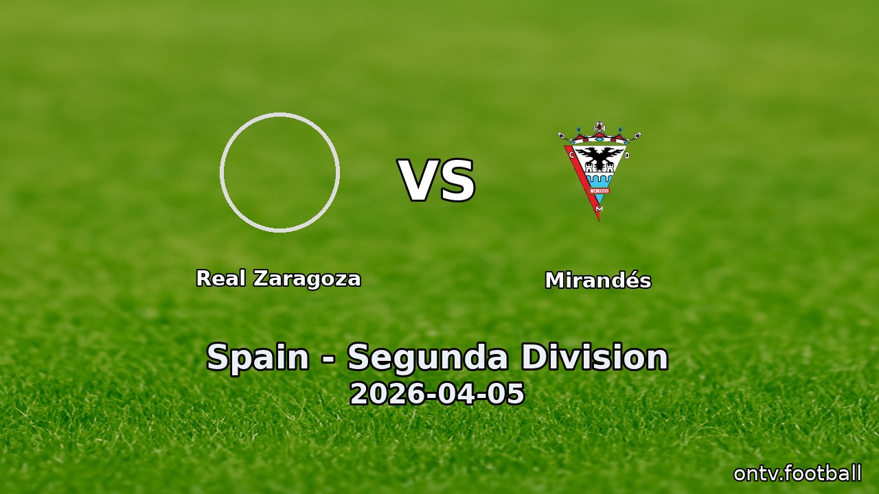 Real Zaragoza vs Mirandés
