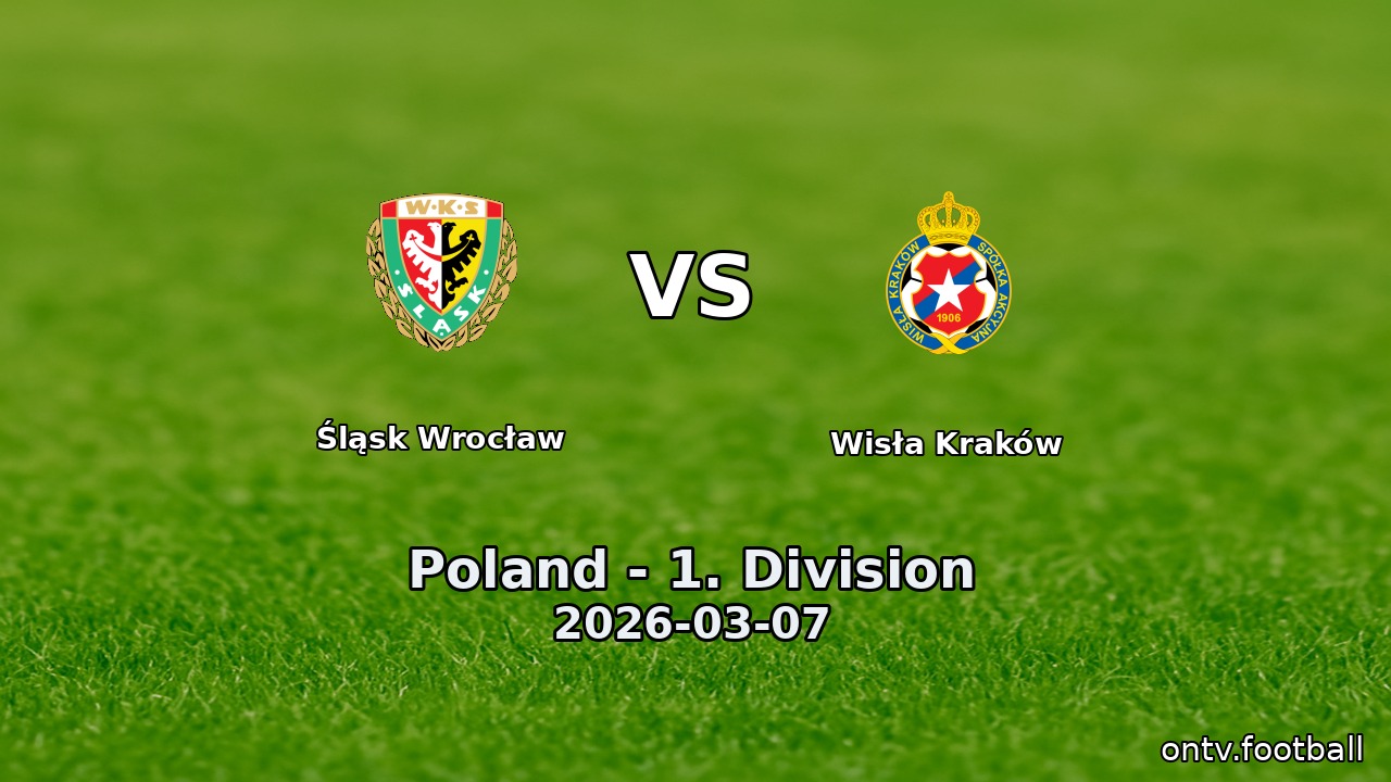 Śląsk Wrocław vs Wisła Kraków