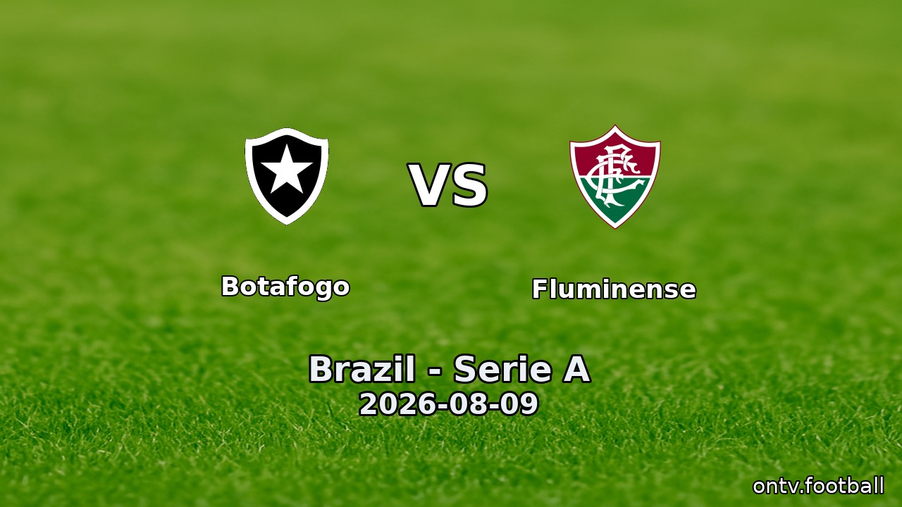 Botafogo vs Fluminense