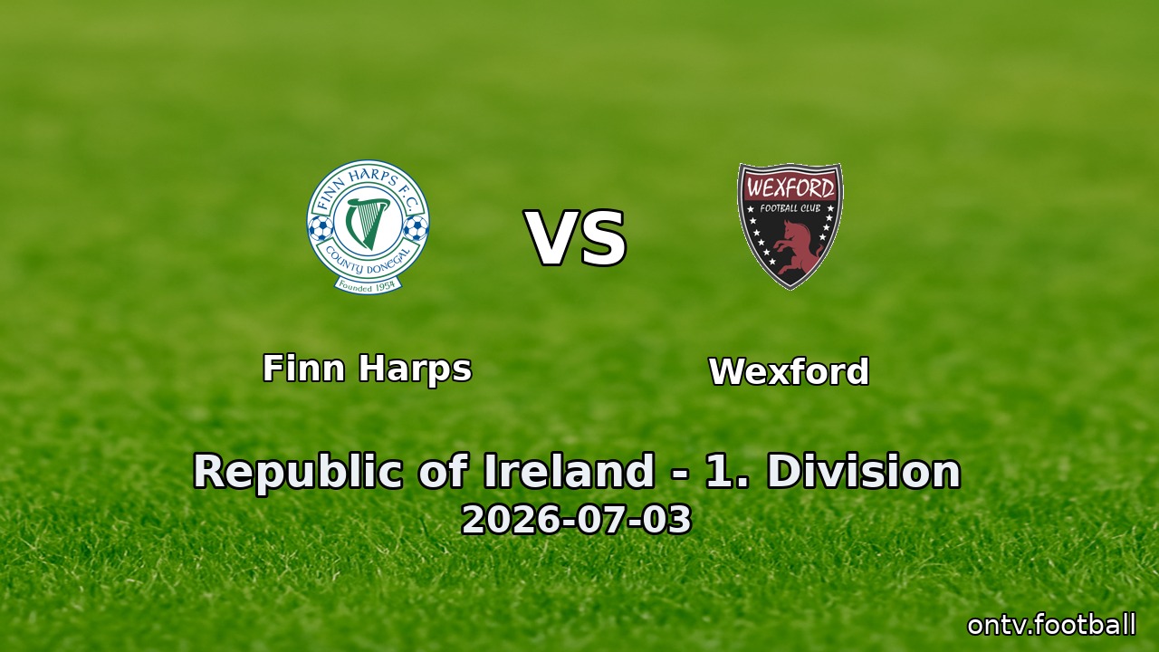 Finn Harps vs Wexford