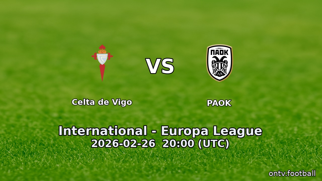 Celta de Vigo vs PAOK