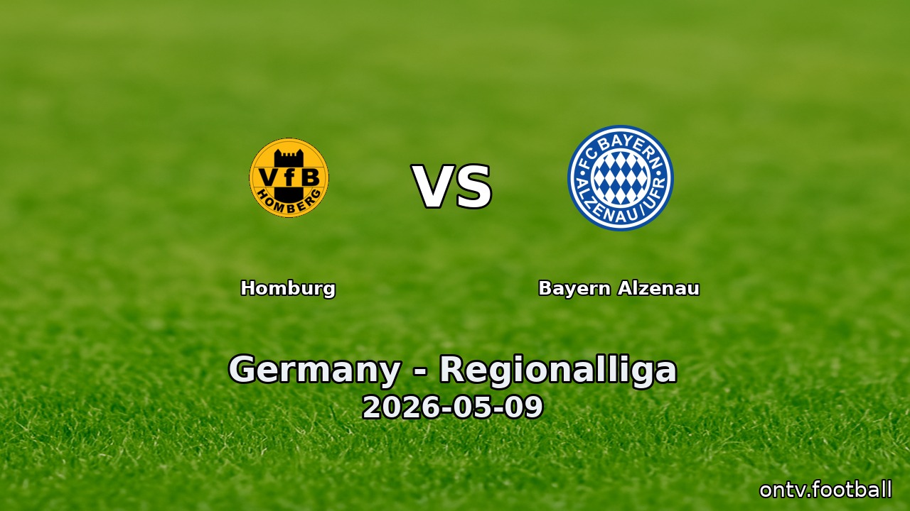 Homburg vs Bayern Alzenau