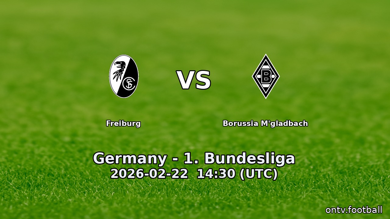 Freiburg vs Borussia M'gladbach