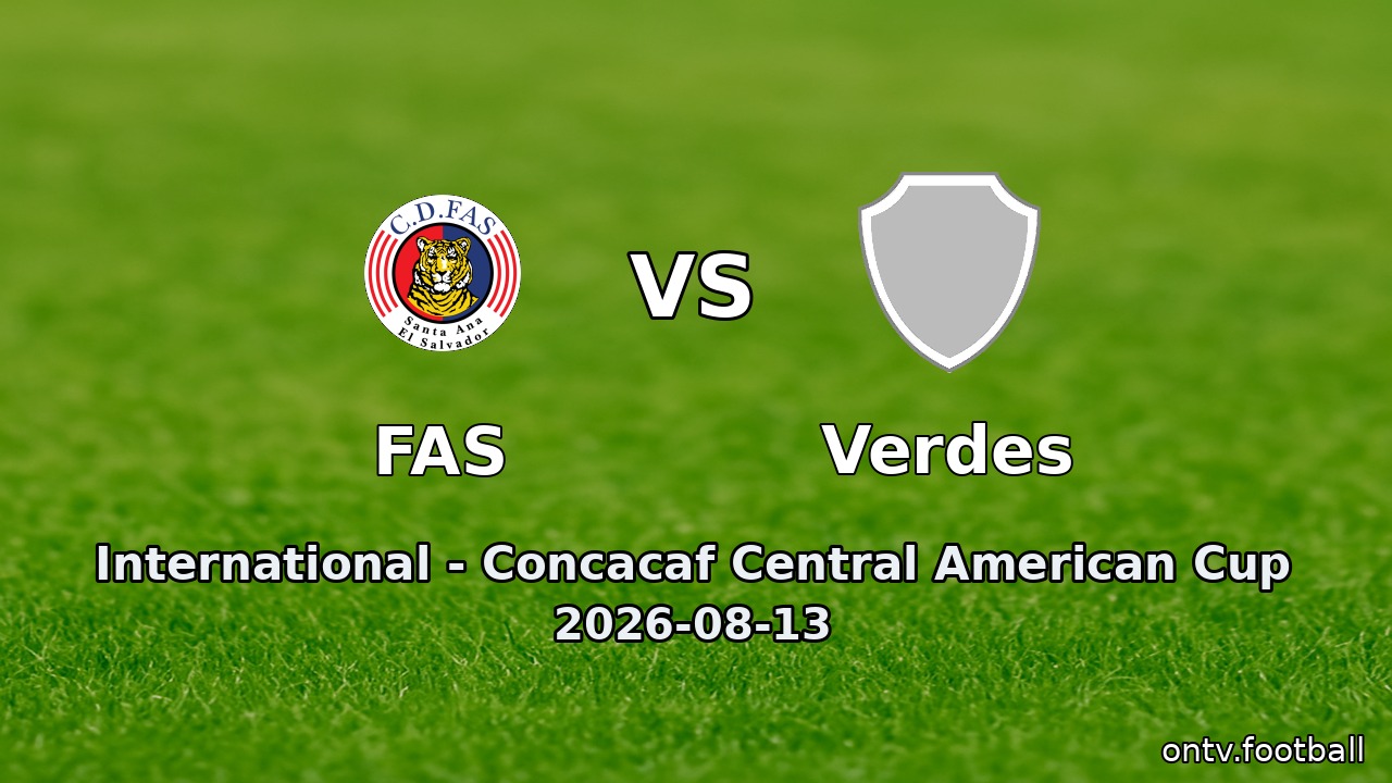 FAS vs Verdes
