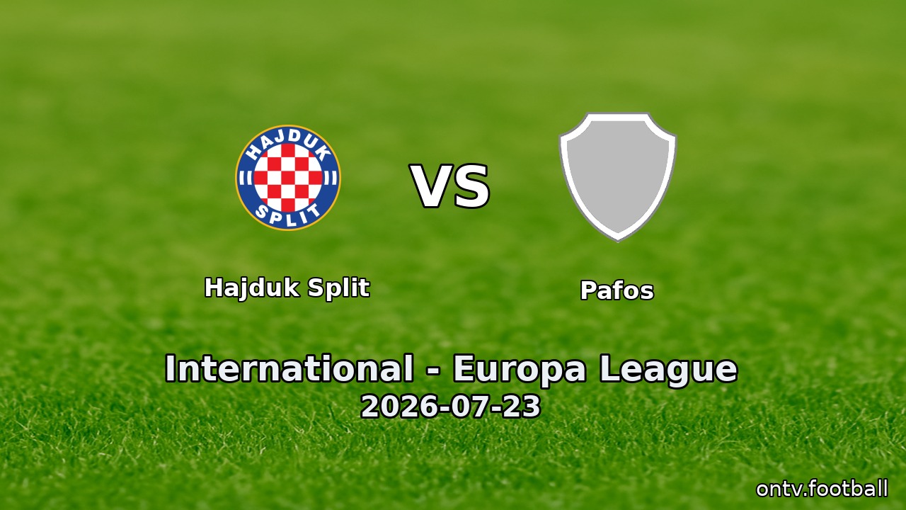 Hajduk Split vs Pafos