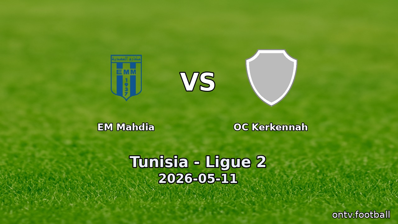 EM Mahdia vs OC Kerkennah