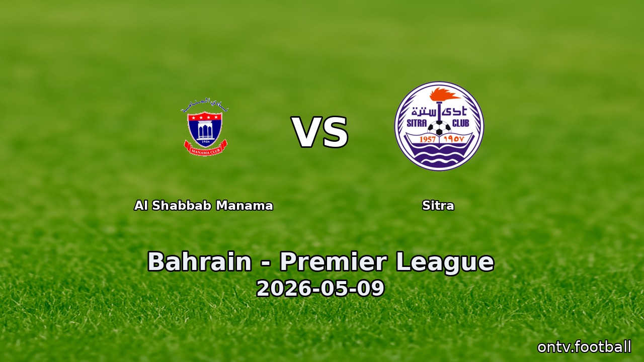 Al Shabbab Manama vs Sitra