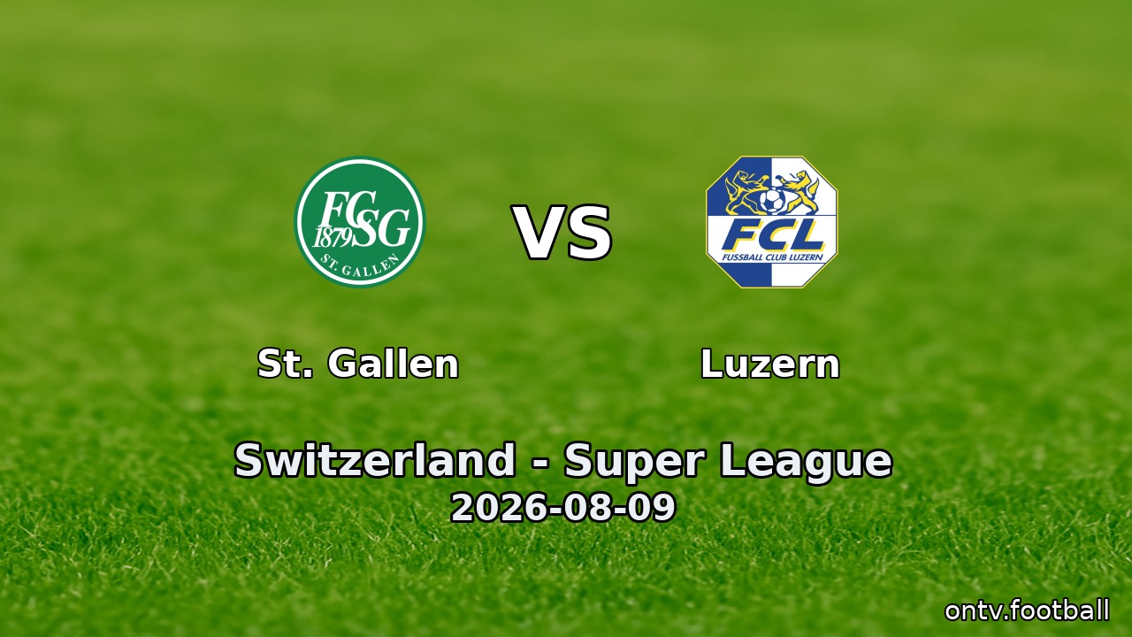 St. Gallen vs Luzern