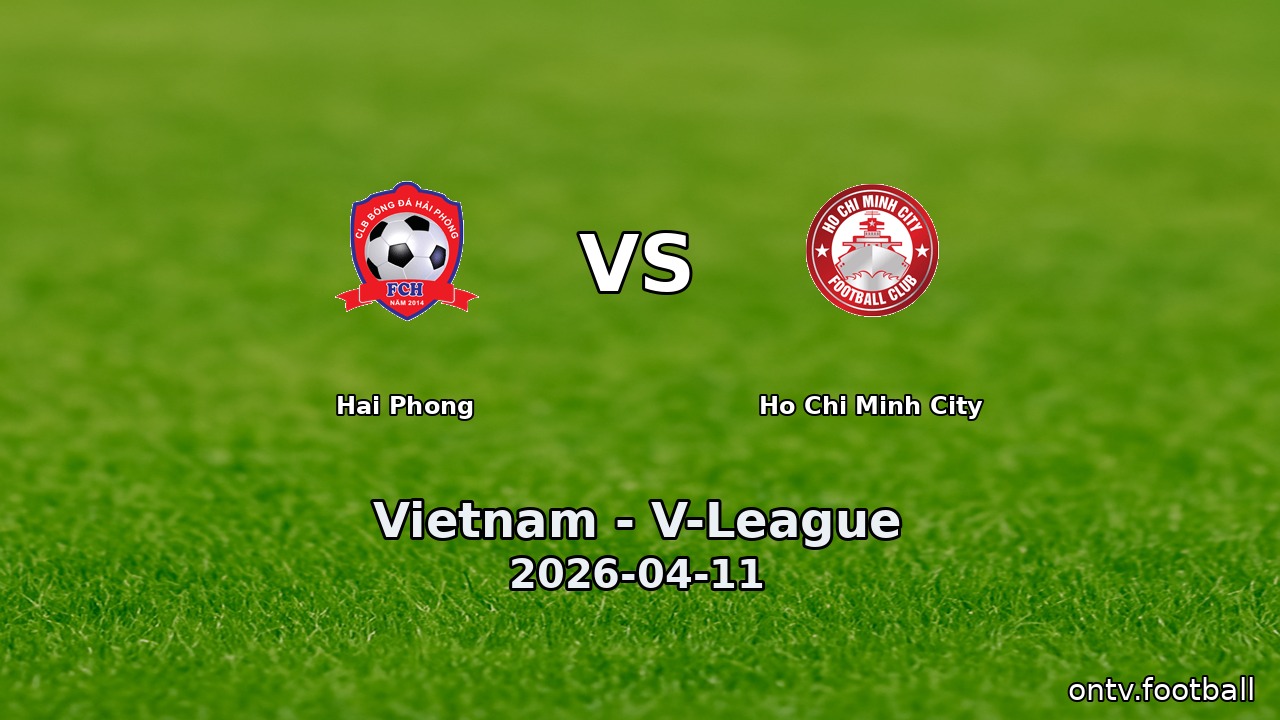 Hai Phong vs Ho Chi Minh City