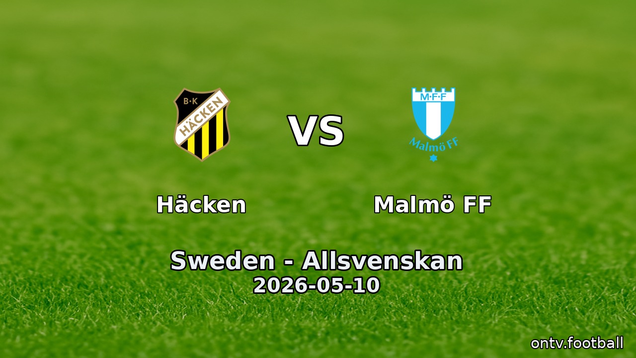 Häcken vs Malmö FF