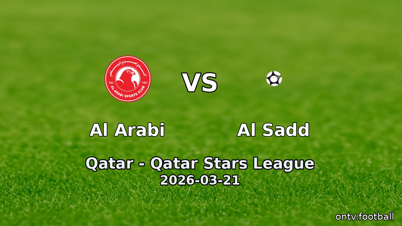 Al Arabi vs Al Sadd