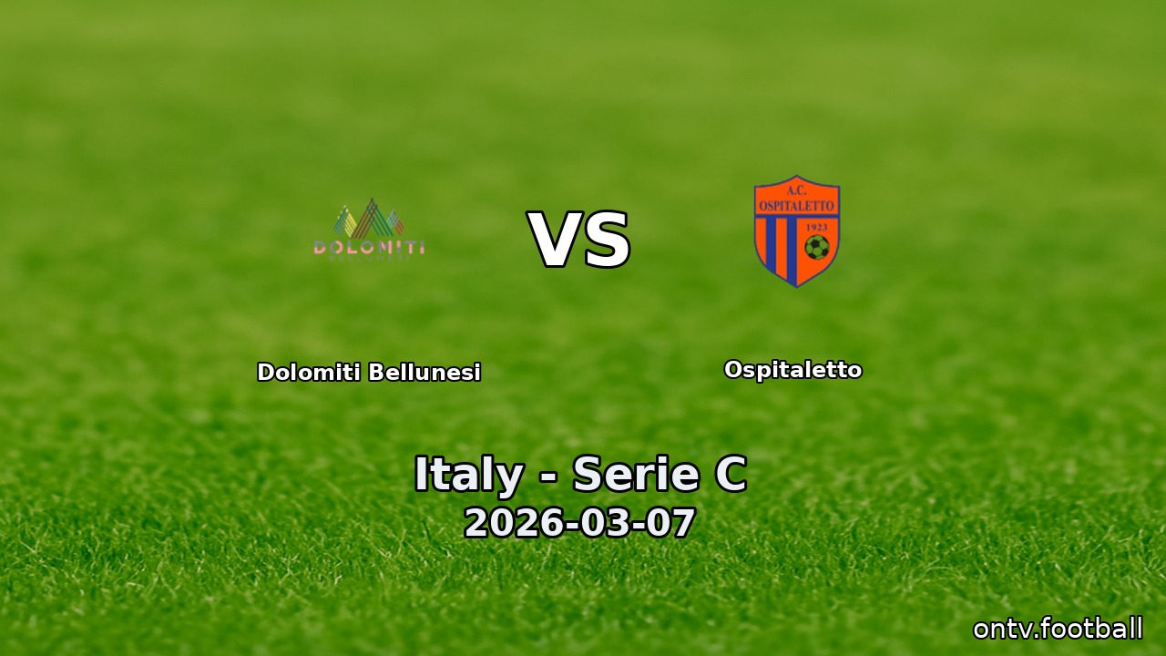 Dolomiti Bellunesi vs Ospitaletto