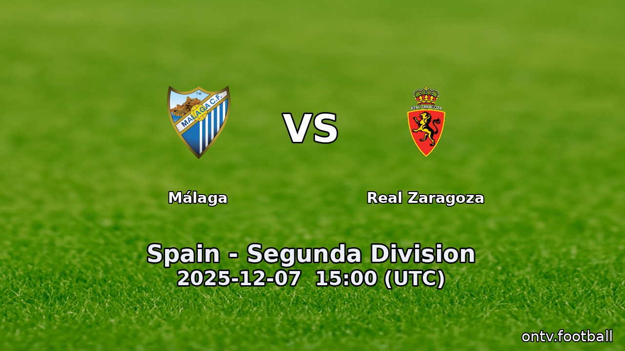 Málaga vs Real Zaragoza