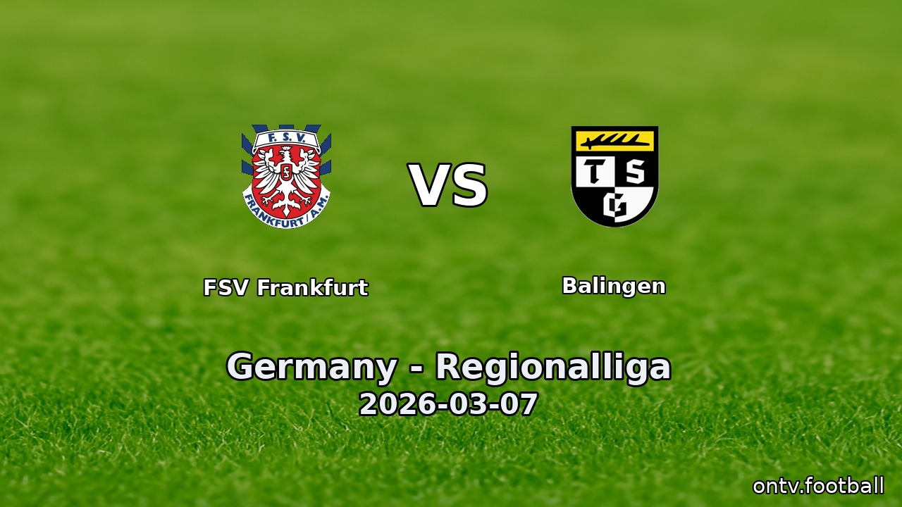 FSV Frankfurt vs Balingen
