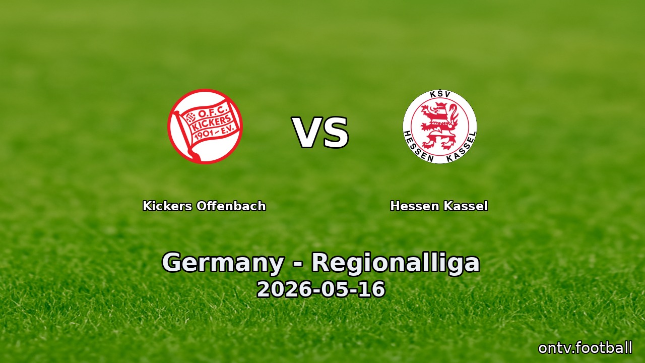 Kickers Offenbach vs Hessen Kassel