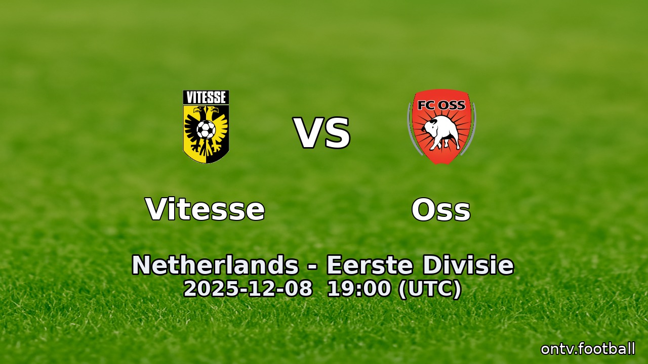 Vitesse vs Oss