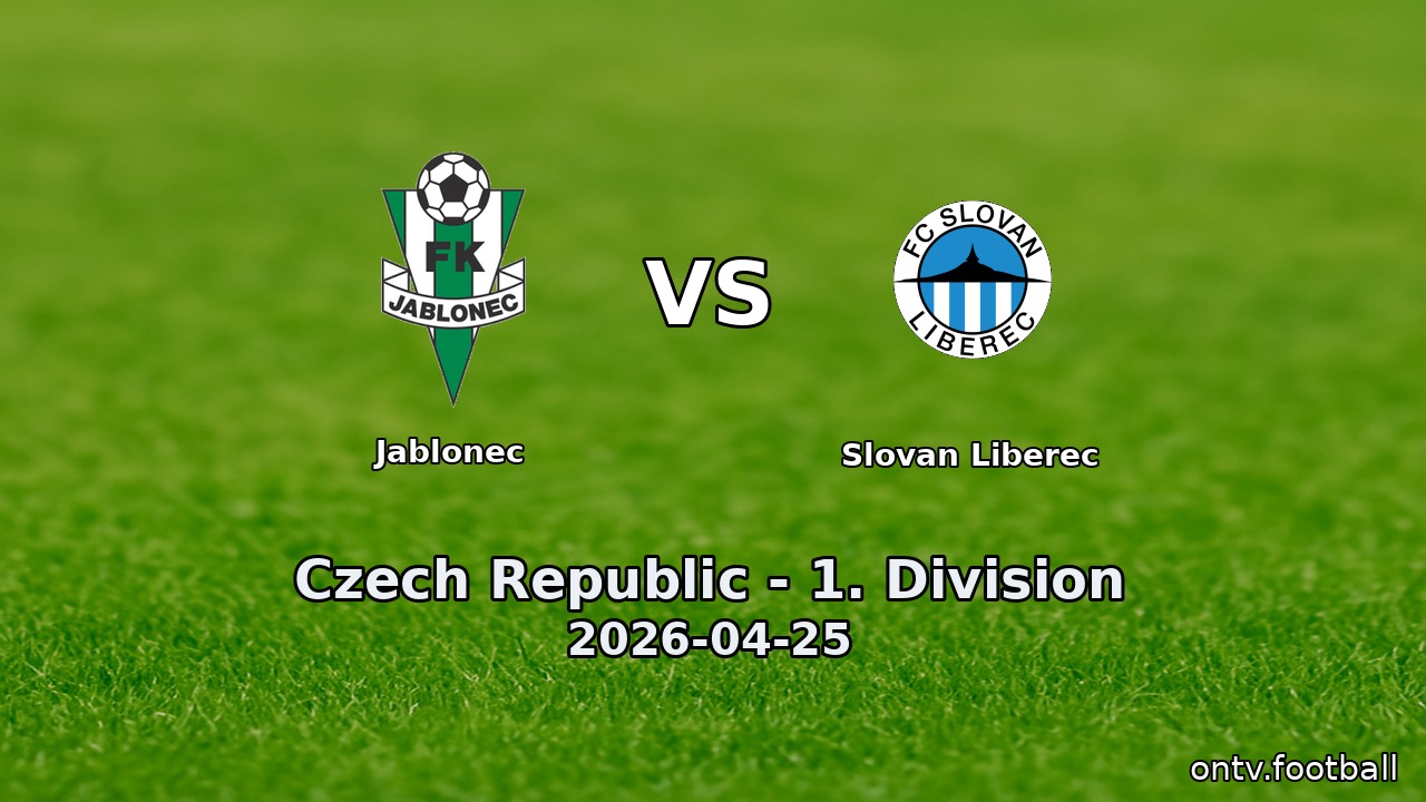 Jablonec vs Slovan Liberec