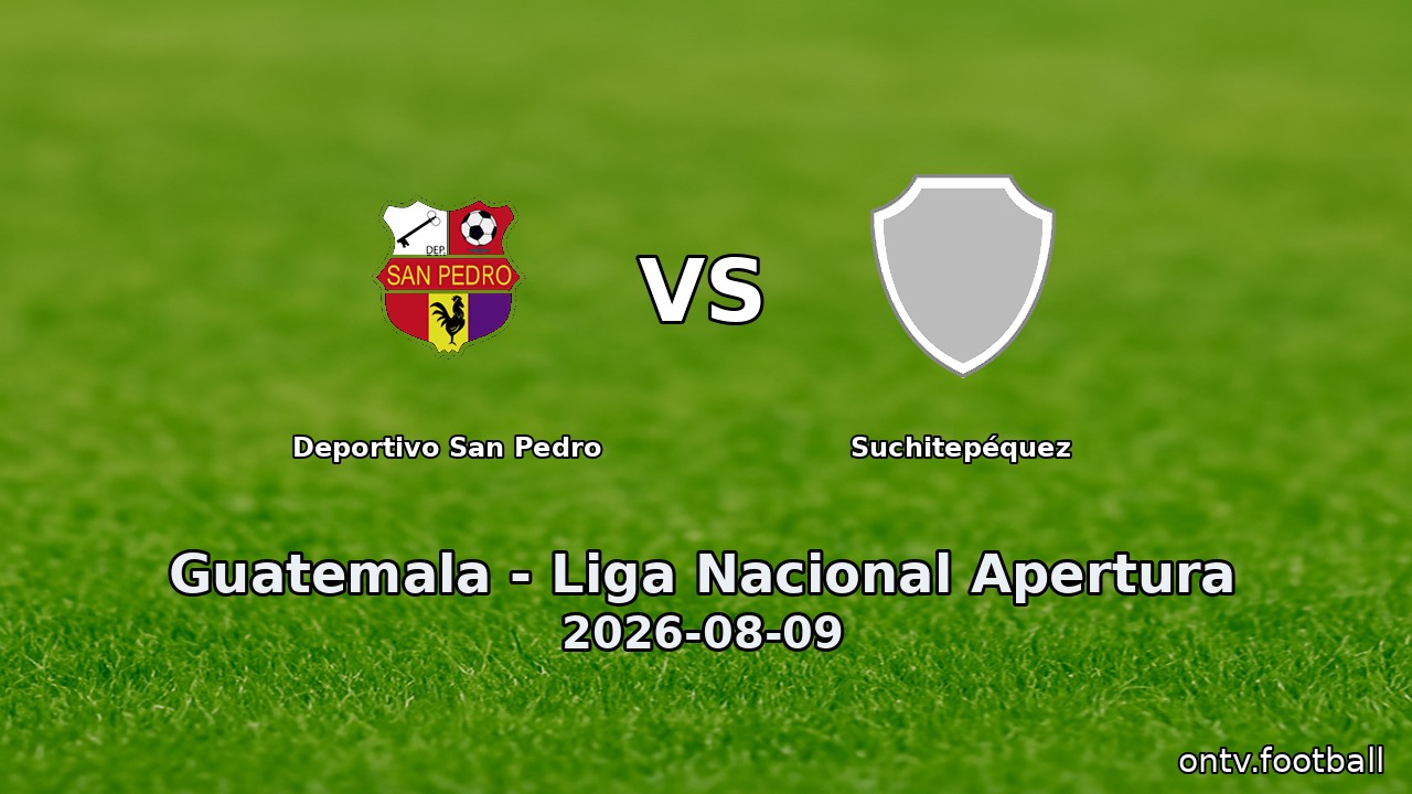 Deportivo San Pedro vs Suchitepéquez
