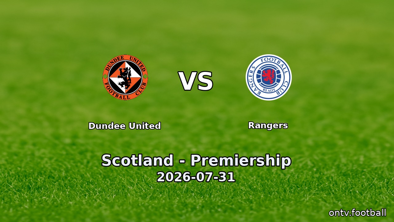 Dundee United vs Rangers