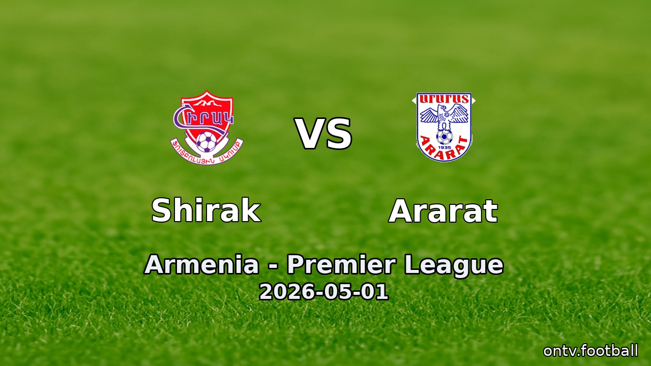 Shirak vs Ararat