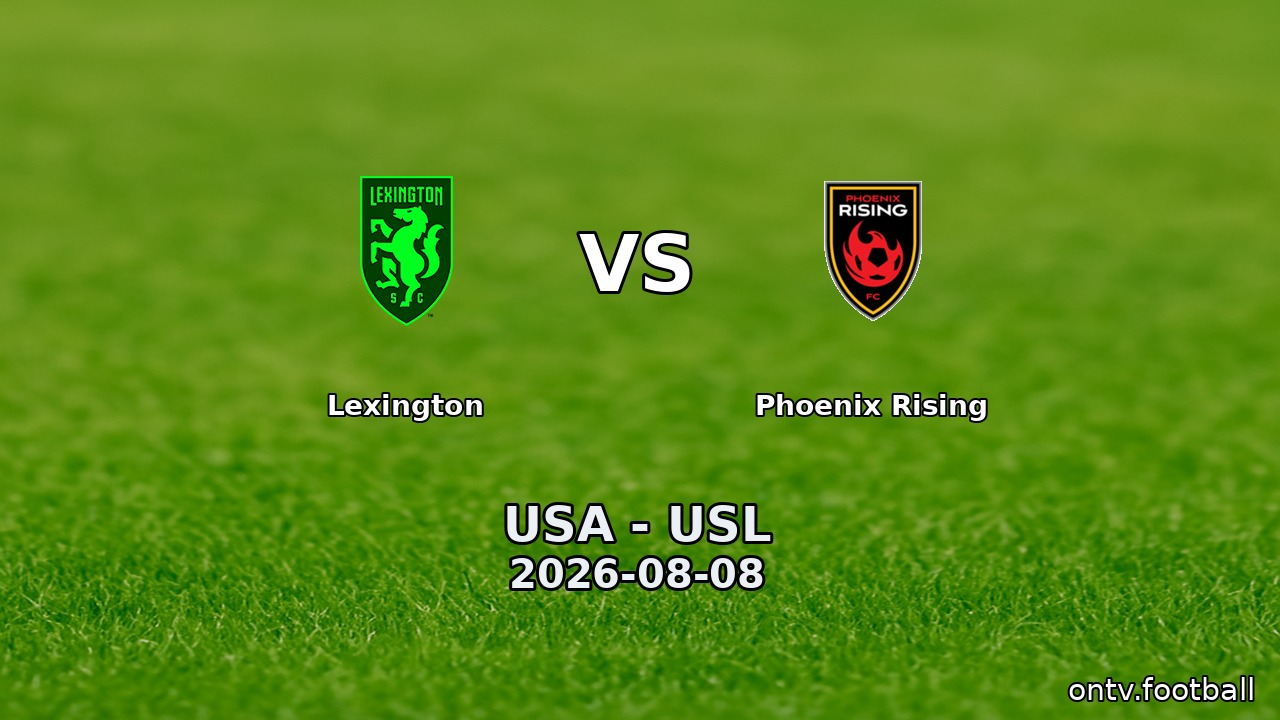 Lexington vs Phoenix Rising