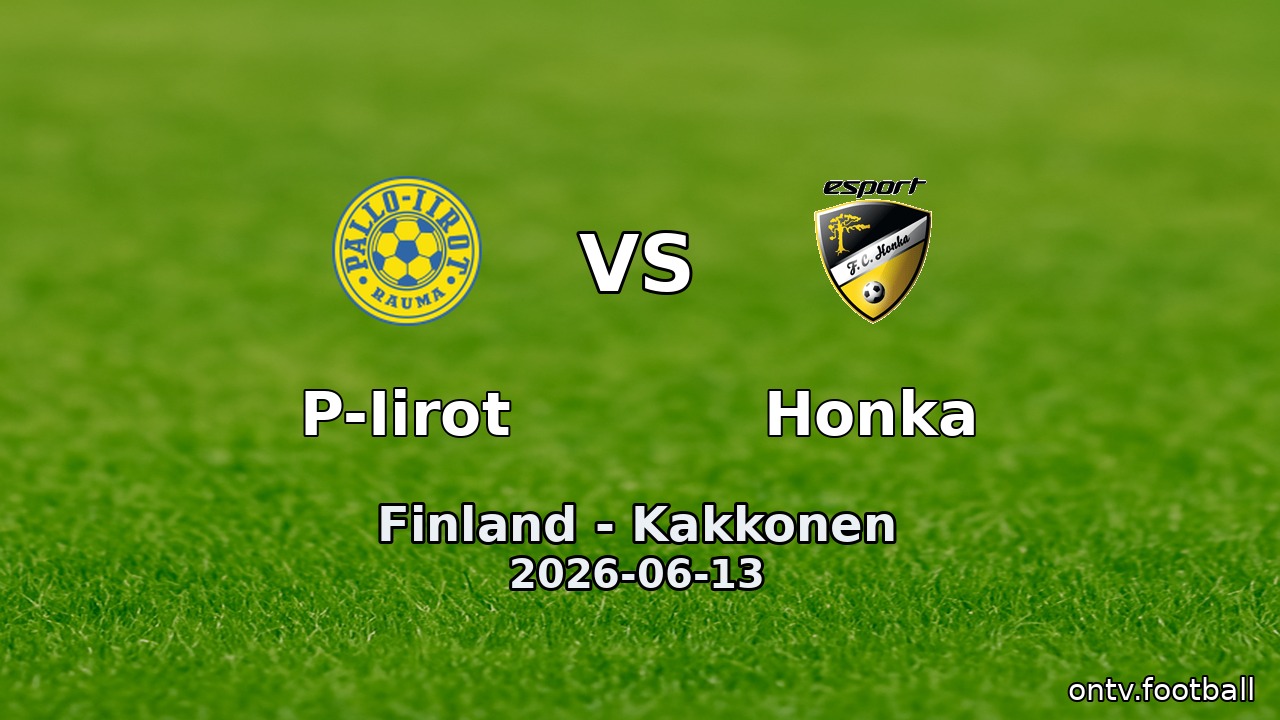 P-Iirot vs Honka