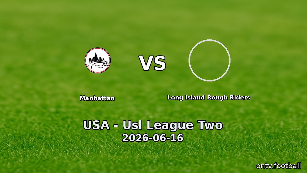 Manhattan vs Long Island Rough Riders