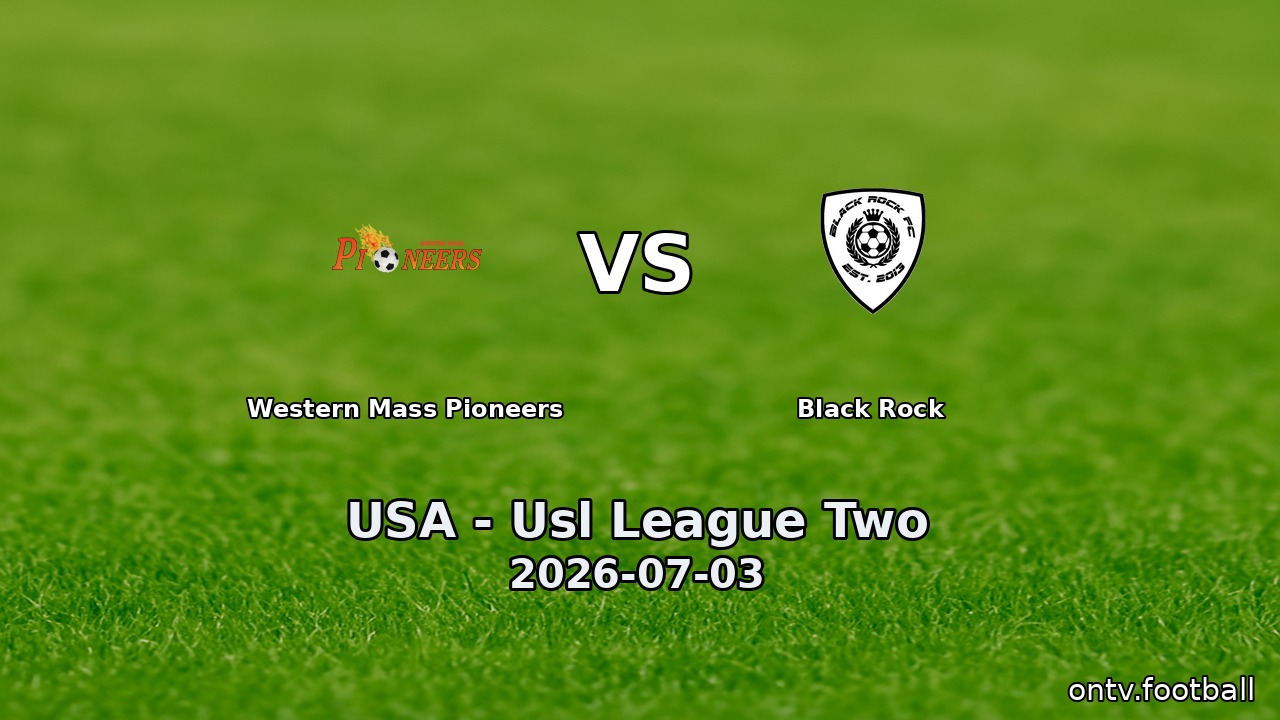 Western Mass Pioneers vs Black Rock