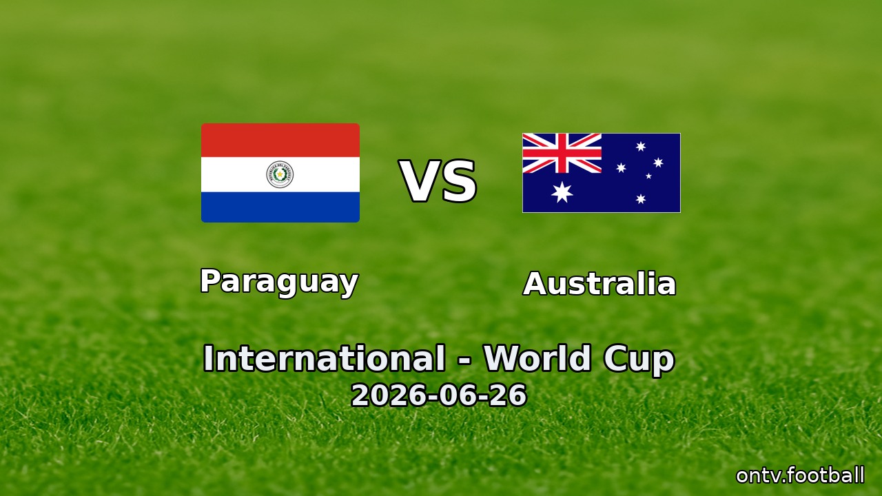 Paraguay vs Australia