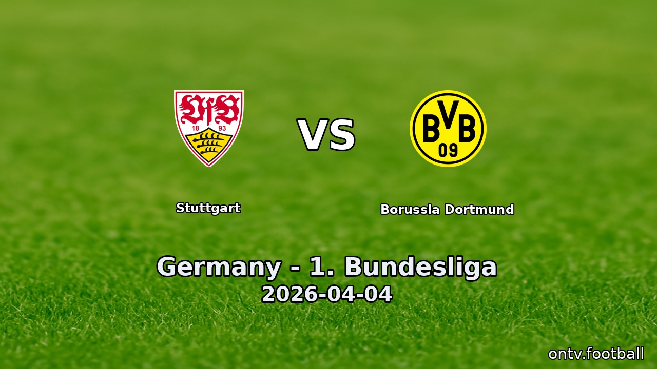 Stuttgart vs Borussia Dortmund