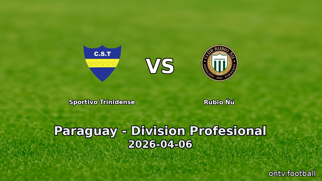 Sportivo Trinidense vs Rubio Ñú