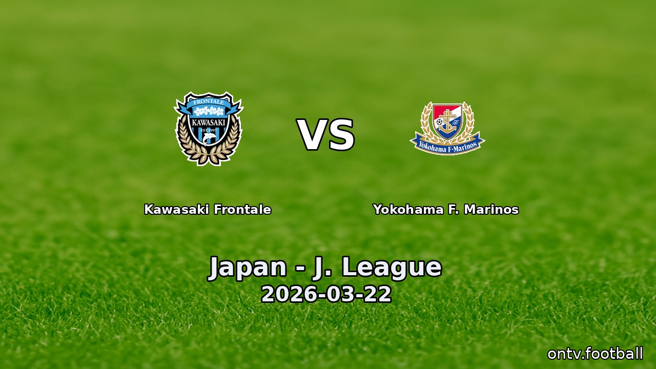 Kawasaki Frontale vs Yokohama F. Marinos