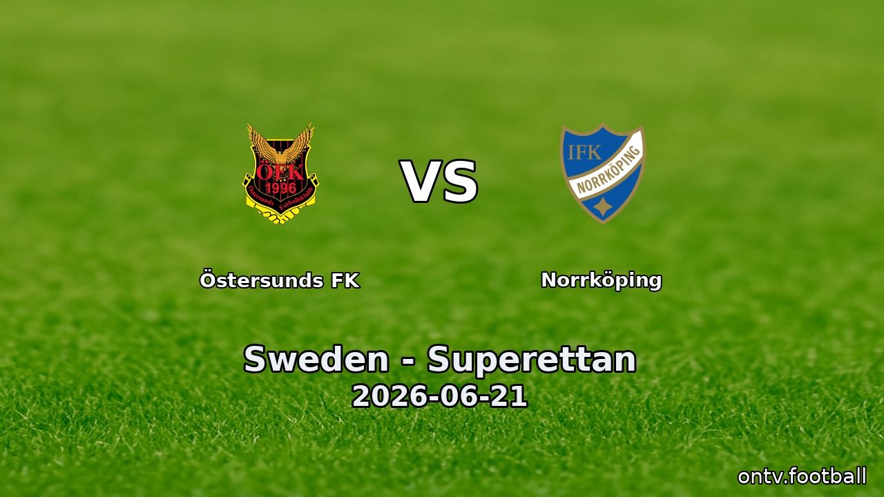 Östersunds FK vs Norrköping