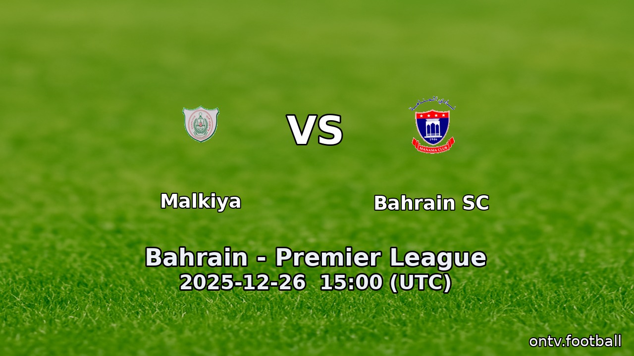 Malkiya vs Bahrain SC