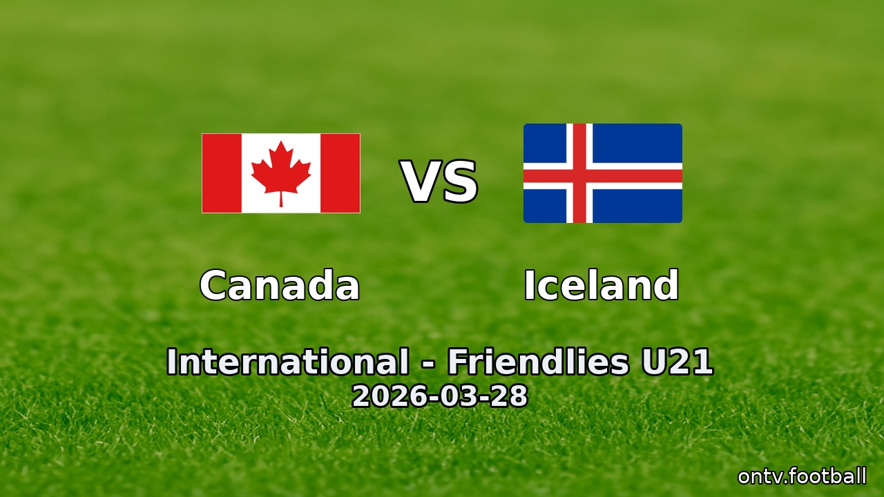 Canada vs Iceland