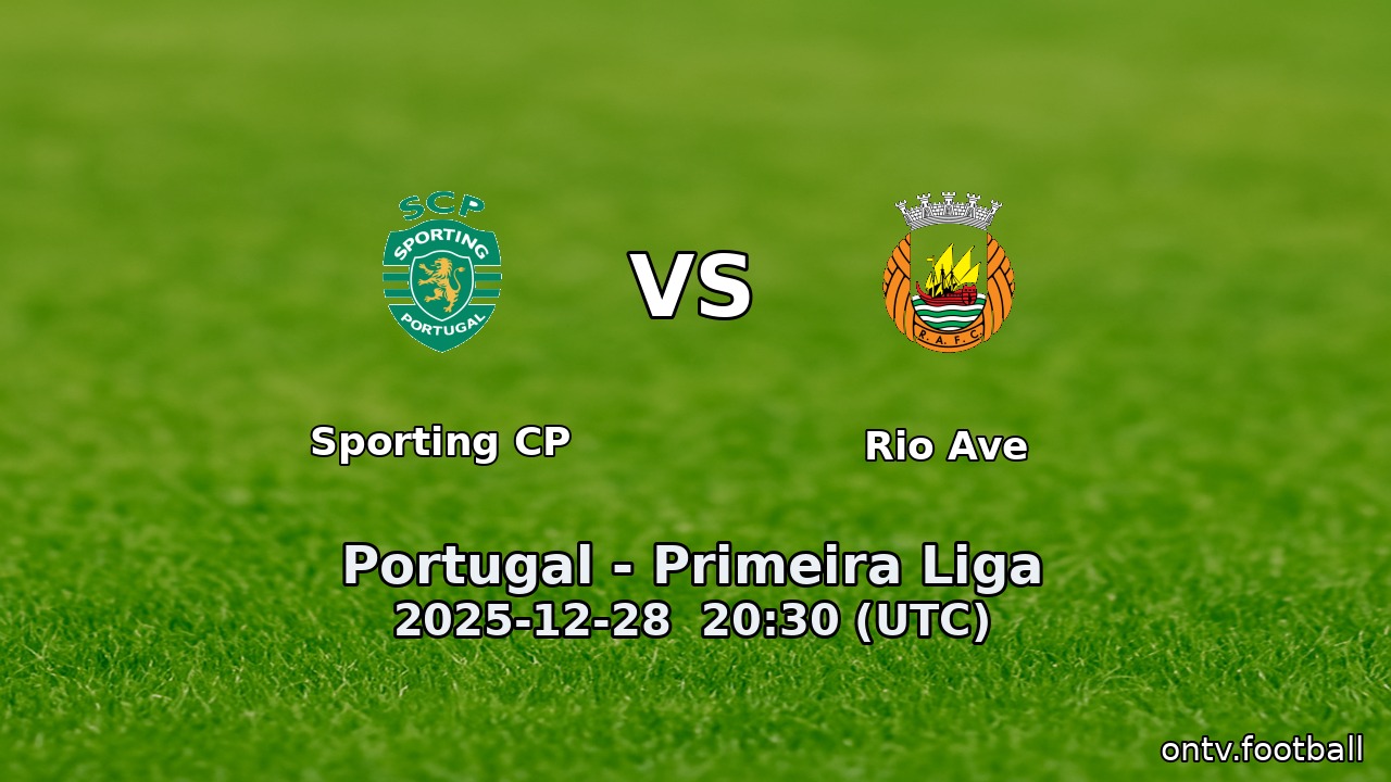 Sporting CP vs Rio Ave