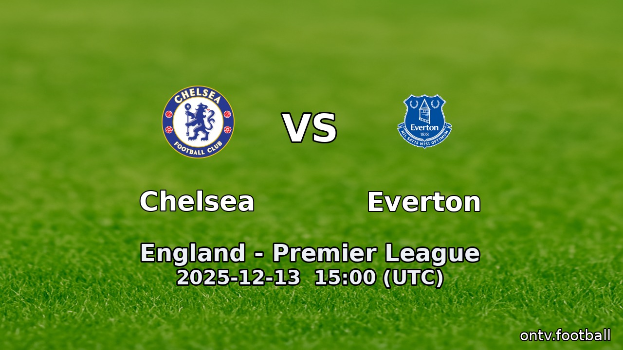 Chelsea vs Everton