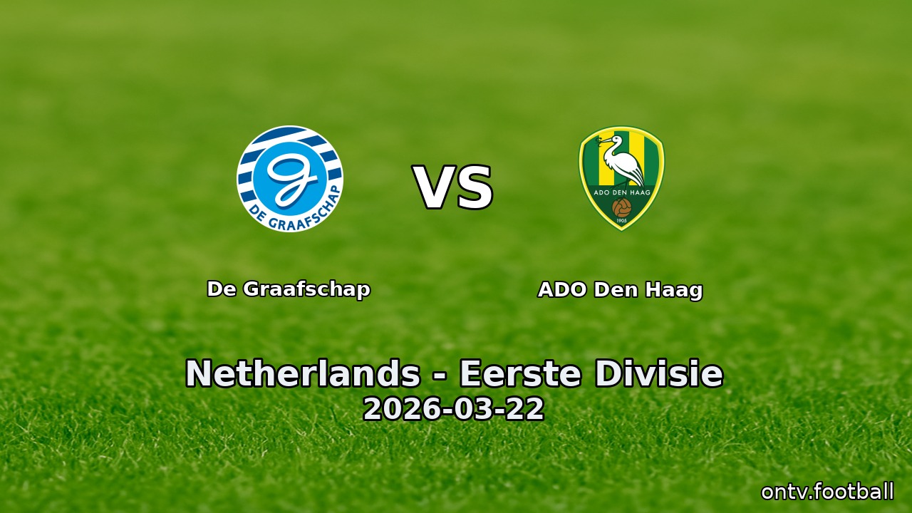 De Graafschap vs ADO Den Haag