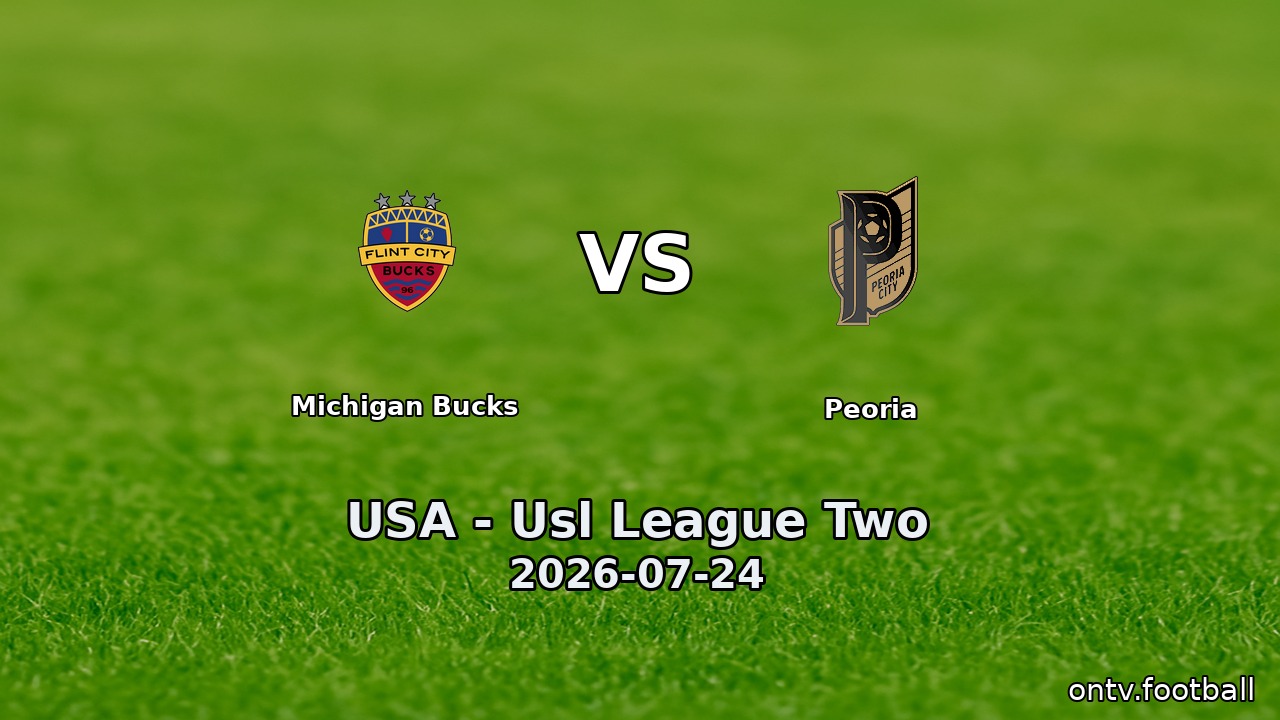 Michigan Bucks vs Peoria